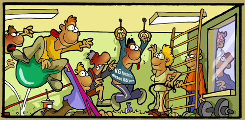 Krankengymnastik (Rippenspreizer Klinik)
