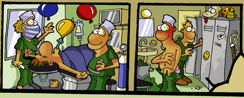 Ansthesie (Rippenspreizer Klinik)