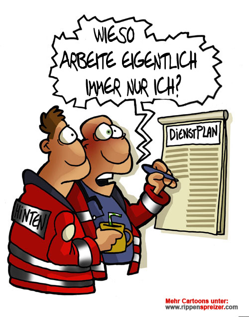 Dienstplan Kurt Knie