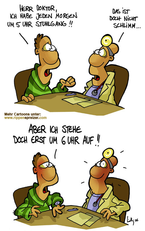 Stuhlgang um 5 Uhr