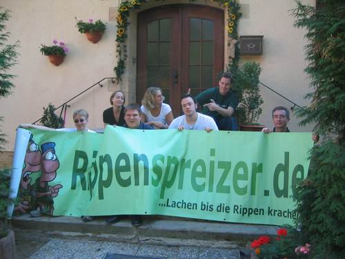 Noch ein kleines Gruppenfoto, auf dem die Hlfte fehlt...